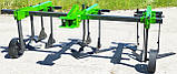 Міжрядний культиватор КМО-1,5 ШИП 3-секційний (з опорними колесами) до мототрактора, фото 4