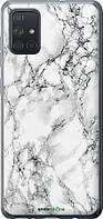 Чехол на Samsung Galaxy A71 2020 A715F Мрамор белый "4480u-1826-8094"