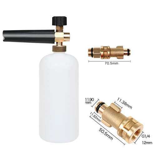 Пінна насадка пінник 1л для мийок Bosch Aquatak 10 100 110 1200 Plus S7, фото 1