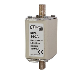 Запобіжник ETI NH-00 Battery 160A 80V DC