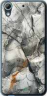 Чехол на HTC Desire 626G Серый мрамор "6041u-144-8094"