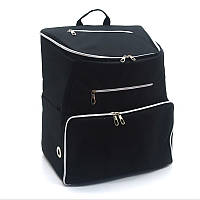 Рюкзак-органайзер Азарт 22х35х40 см с дорожным набором для собак черный