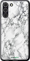 Чехол на Samsung Galaxy S21 FE Мрамор белый "4480u-2302-8094"