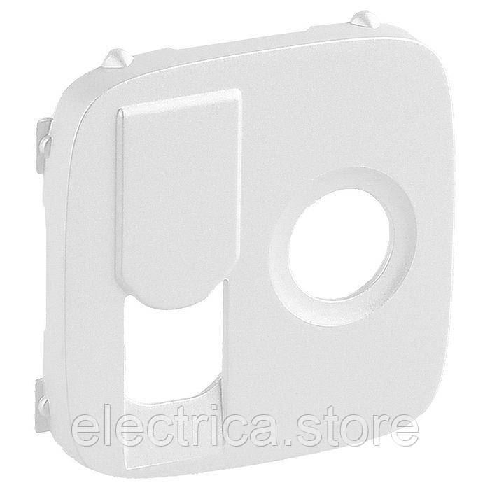 Накладка TV + RG45 розетки Valena ALLURE перли 754839, фото 1