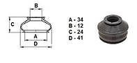 Пыльник рулевого наконечника, шаровой опоры (12*34*24)