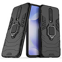 Чехол Ring Armor для Pocophone X2 Redmi K30 Black JM, код: 7410857