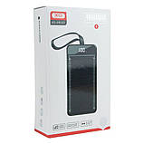 Універсальна Мобільна Батарея Power Bank XO PR157 QC22.5W PD20W digital display, with light, 40000 mAh Колір, фото 3