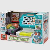Игрушка Кассовый Аппарат для Детей с Калькулятором Сканером и Продуктами
