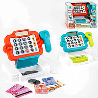Игрушка Кассовый Аппарат для Детей с Калькулятором Сканером и Продуктами