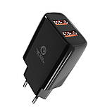 Мережевий Зарядний Пристрій Ridea RW-21011 Element Duo 2USB 2.1 A Колір Бiлий, фото 6