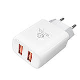 Мережевий Зарядний Пристрій Ridea RW-21011 Element Duo 2USB 2.1 A Колір Чорний, фото 7