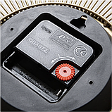 Годинник настінний Grova золотий метал d40 см (1xAA 1.5V), фото 4