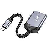 Перехідник Hoco UA25 2-in-1 card reader Type-C, фото 4
