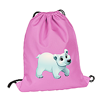 Именной Surikat рюкзак-мешок Розовый
