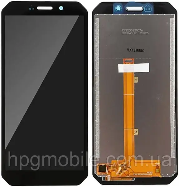 Дисплей для Doogee S61 / S61 Pro модуль (екран та сенсор) оригінал, Чорний, фото 1