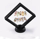 Модельна дошка (рамка) 11х9.4 см. для типс, квадратна для демонстрації гель-лаків, гелів та дизайнів - 336, фото 2