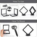 Модельна дошка (рамка) 11х9.4 см. для типс, квадратна для демонстрації гель-лаків, гелів та дизайнів - 336, фото 6