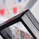 Модельна дошка (рамка) 11х9.4 см. для типс, квадратна для демонстрації гель-лаків, гелів та дизайнів - 336, фото 9