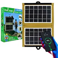 Солнечная панель CcLamp CL-670 - 6В, 7Вт, USB-A до 1.2А
