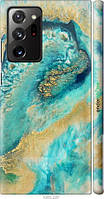 Чехол на Samsung Galaxy Note 20 Ultra Green marble "4365m-2051-8094"