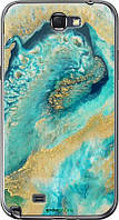 Чехол на Samsung Galaxy Note 2 N7100 Green marble "4365u-17-8094"