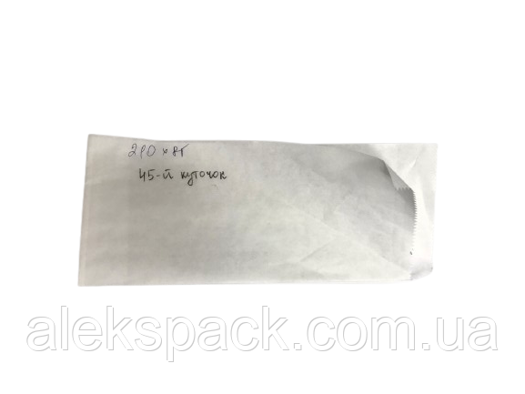45 куточок 210*85*0 хот дог (100/3500)білий