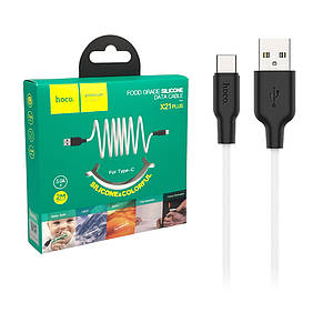 Кабель Type-C Hoco X21 Plus Silicone (3А) 2м