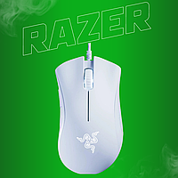 Ігрова миша Razer DeathAdder Essential USB з підсвіткою для комп'ютера ноутбука KL Білий