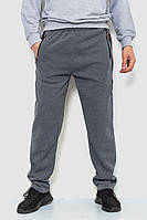 Спортивные штаны мужские на флисе серый 244R41153 Ager L IX, код: 8408697