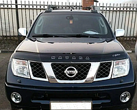 Дефлектор капота на Nissan Navara (D40) 2005-2010.