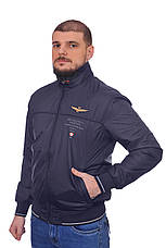 Куртка чоловіча демісезонна Aeronautica Militare 24-9062 темно-синя, фото 4