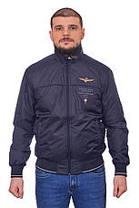Куртка чоловіча демісезонна Aeronautica Militare 24-9062 темно-синя, фото 3