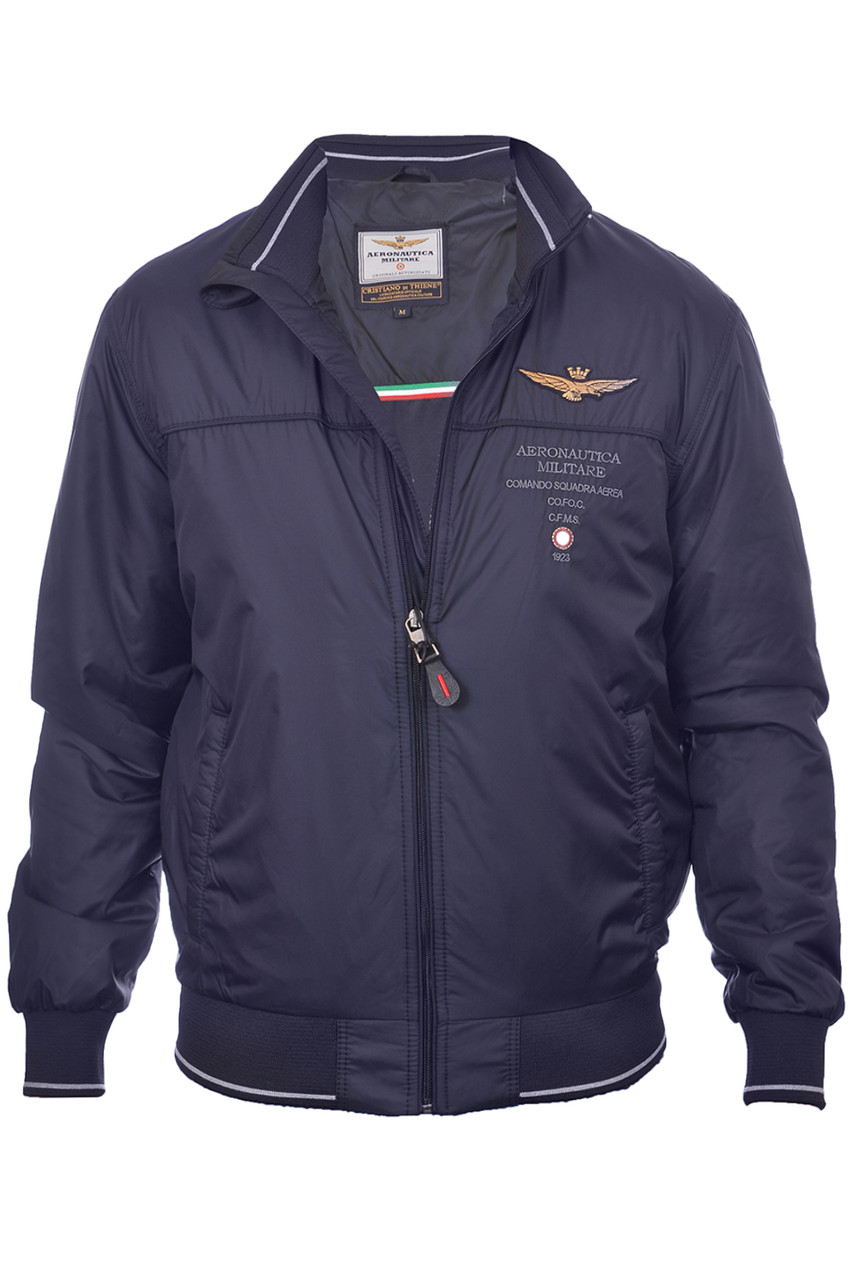 Куртка чоловіча демісезонна Aeronautica Militare 24-9062 темно-синя
