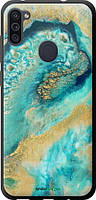 Чехол на Samsung Galaxy A11 A115F Green marble "4365b-2012-8094"
