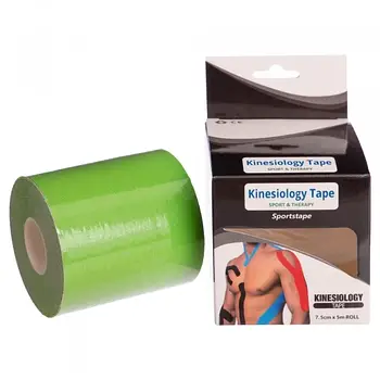 Кінезіо тейп Kinesio tape спортивний пластир рулоні (ширина 7,5 см, рулон 5 метрів)