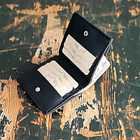 Шкіряний гаманець портмоне GS чорний