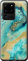 Чехол на Samsung Galaxy S20 Ultra Green marble "4365u-1831-8094"