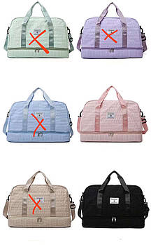 Сумка спортивна дорожня на блискавці з довгим ремінцем у різних кольорах Karman