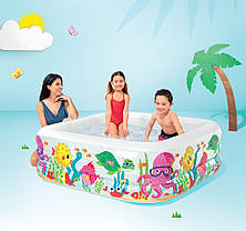 Дитячий надувний басейн Intex 57471 (159x159x50 см), фото 2