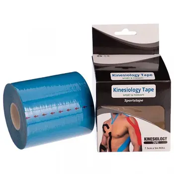 Кінезіо тейп Kinesio tape спортивний пластир рулоні (ширина 7,5 см, рулон 5 метрів)