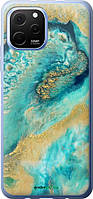 Чехол на Huawei Nova Y61 Green marble "4365u-2983-8094"