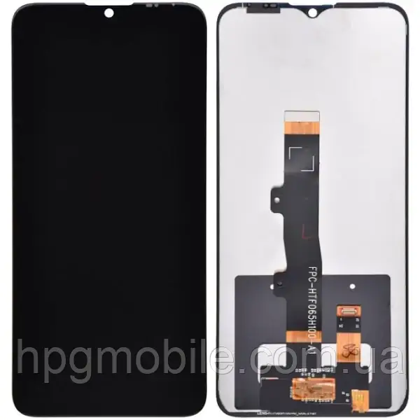 Дисплей для Motorola Moto E7 / Moto E7 Power / Moto E7i Power (XT2095) модуль (екран та сенсор) оригінал, Чорний, фото 1