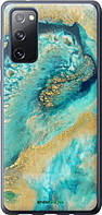 Чехол на Samsung Galaxy S20 FE G780F Green marble "4365u-2075-8094"