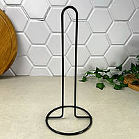 Металевий тримач для паперових кухонних рушників Чорний