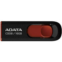 USB флеш накопитель ADATA 16Gb C008 Black/Red USB 2.0 (AC008-16G-RKD) ASP