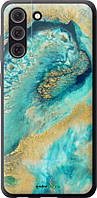 Чехол на Samsung Galaxy S21 FE Green marble "4365u-2302-8094"