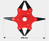 Ніж 6-ти сегментний для тримера та мотокоси DLMR372, фото 2