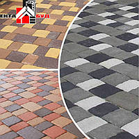 Тротуарна плитка СТАРА ПЛОЩА 40мм Сірий