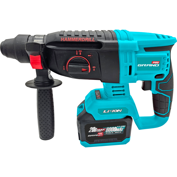 Акумуляторний перфоратор Grand ПА-20/26 BL ( Без АКБ та зарядного), фото 1