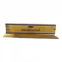 Аромапалочки Sandalwood premium incense sticks (Сандал) Satya 12 шт/уп